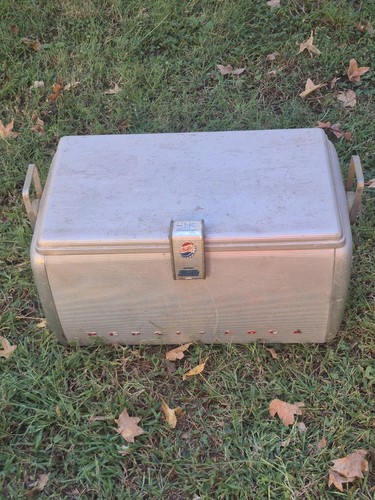 Vintage pepsi cola cooler - vintage,